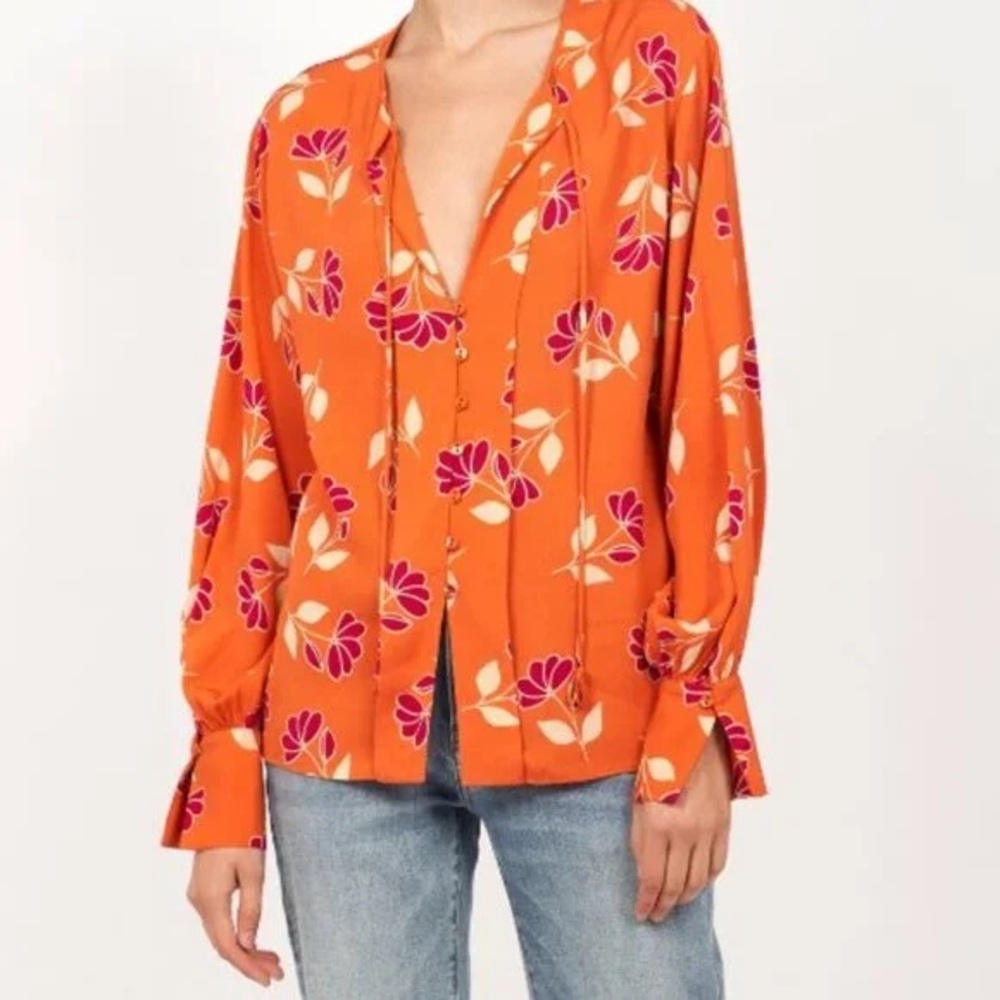 Joie Zosia Long Sleeve Top (size M)